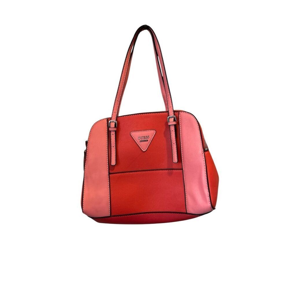GUESS Darcie Coral Multi Colorblock Handbag Women's Bag